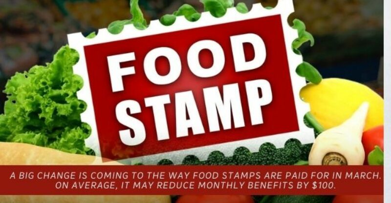 A Big Change Is Coming to the Way Food Stamps Are Paid for in March. On Average, It May Reduce Monthly Benefits by $100.